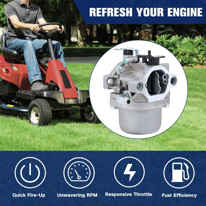 Powtol 590399 Carburetor for 796077 Lawn Mower Troy Bilt TB30R Riding Mower 21A807 Engine - Image 3